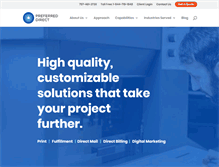 Tablet Screenshot of preferreddirect.com